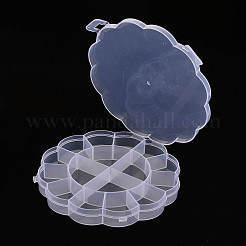 Sunflower Shape Transparent Plastic Storage Box&nbsp;LS-CON-YWC0003-01