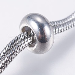 Non-Tarnish Adjustable 304 Stainless Steel Snake Chain Necklace Making&nbsp;STAS-E163-38P