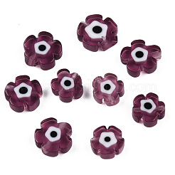 Handmade Evil Eye Lampwork Beads Strands&nbsp;LAMP-N029-018-01