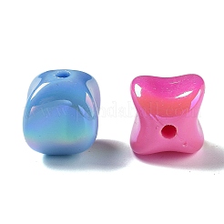 UV Plating Iridescent Acrylic Beads&nbsp;MACR-D032-13