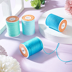 4 Rolls 4 Colors Round Waxed Polyester Cord&nbsp;YC-TA0001-21C