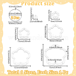 Transparent Acrylic Sewing Template&nbsp;AJEW-NB0007-10D