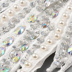 Hand Sewing Multi-Layer Flower Costume Shoulder Appliques&nbsp;PATC-WH0009-07A