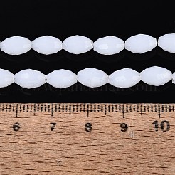 Imitation Jade Glass Beads Strands&nbsp;GLAA-N071-01A-B01