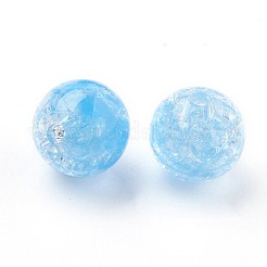 Transparent Crackle Acrylic Beads&nbsp;MACR-E025-24F-12mm
