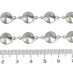 304 Stainless Steel Rhinestone Cup Chains&nbsp;CHS-K023-08A-P