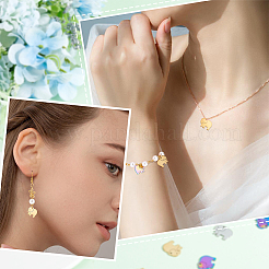 30Pcs 3 Colors 304 Stainless Steel Charms&nbsp;STAS-DC0011-92