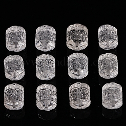 Natural Quartz Crystal Carved Beads&nbsp;PW-WG41041-01