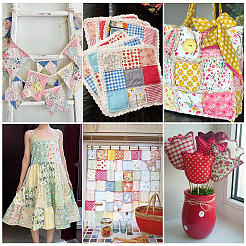 20Pcs Cotton Fabric&nbsp;DIY-TAC0051-001