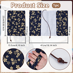 Flower Pattern Cloth Book Covers&nbsp;AJEW-WH0460-151