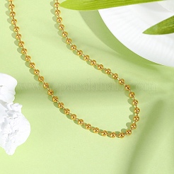 3MM 304 Stainless Steel Ball Chain Necklaces&nbsp;NJEW-D322-02G