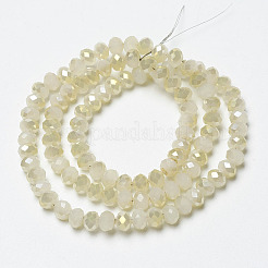 Electroplate Glass Beads Strands&nbsp;EGLA-A034-J3mm-H04