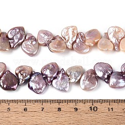 Natural Baroque Keshi Pearl Beads Strands&nbsp;PEAR-N020-P23-01B