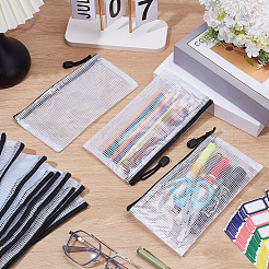 70Pcs Rectangle Transparent PVC File Pockets&nbsp;AJEW-WA0001-92
