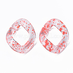 Transparent Acrylic Linking Rings&nbsp;OACR-N009-015A-B03