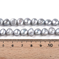 Natural Cultured Freshwater Pearl Beads Strands&nbsp;PEAR-N014-08J-01