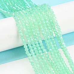 Baking Paint Transparent Glass Beads Strands&nbsp;DGLA-F029-J2mm-05