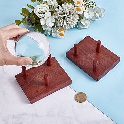 2 Boxs Pine Wood Raw Mineral Display Holder&nbsp;ODIS-UN0001-14B