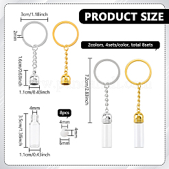Acrylic & Iron Keychains&nbsp;AJEW-FG0005-94B