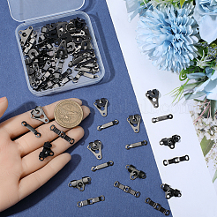 60Pcs 2 Styles Brass Adjustable Jean Button Pins&nbsp;KK-GF0001-21B