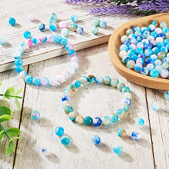 120Pcs 6 Colors Natural Persian Jade Beads&nbsp;G-TA0002-39