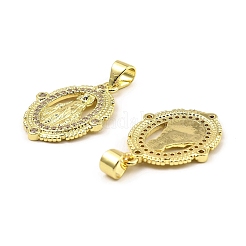 Brass with Cubic Zirconia Pendants&nbsp;KK-K346-13G