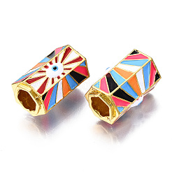 Alloy Enamel Beads&nbsp;PALLOY-Q441-035A-RS