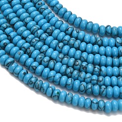 Synthetic Turquoise Beads Strands&nbsp;G-Z110-B01-2x4mm-03