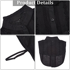 Detachable Cotton Shirt Collars&nbsp;AJEW-WH20816-029