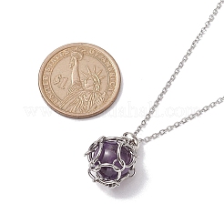 304 Stainless Steel Cable Chain Necklaces&nbsp;NJEW-JN04716-02