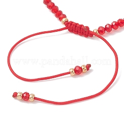 2Pcs Adjustable Glass Seed Beads & Glass Beads Braided Bead Bracelets Set&nbsp;BJEW-MZ00287-01