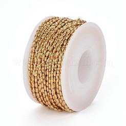 Handmade Ion Plating(IP) 304 Stainless Steel Ball Chains&nbsp;STAS-F136-09G-10m