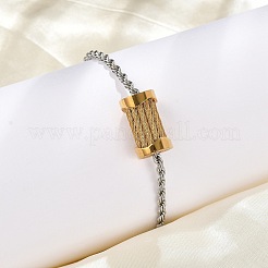 304 Stainless Steel Link Bracelets for Women&nbsp;BJEW-Z087-17GP