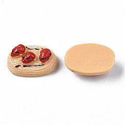 Opaque Epoxy Resin Cabochons&nbsp;CRES-S358-44