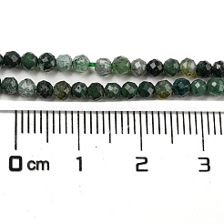 Natural Moss Agate Beads Strands&nbsp;X-G-K020-3mm-32