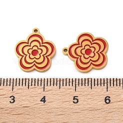Ion Plating(IP) 304 Stainless Steel Charms&nbsp;STAS-M102-54G-01