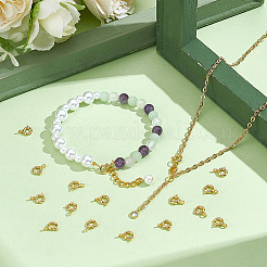 40Pcs Brass Spring Ring Clasps&nbsp;KK-UN0005-83