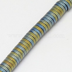 Electroplate Non-magnetic Synthetic Hematite Beads Strands&nbsp;G-J164B-2mm-08