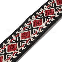 Ethnic Style Embroidery Polyester Ribbons&nbsp;OCOR-WH0082-45A