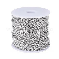 Tarnish Resistant 304 Stainless Steel Box Chains&nbsp;STAS-D414-10