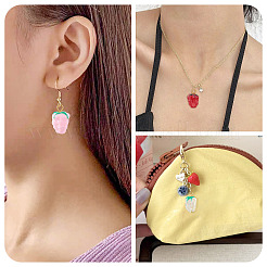 8Pcs Lampwork Pendants&nbsp;PALLOY-TAC0157