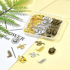 45Pcs 9 Style Tibetan Style Alloy Pendants&nbsp;FIND-FS0003-56