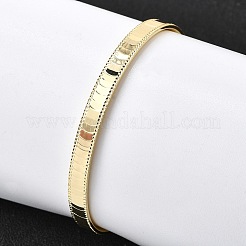 Brass Cuff Bangles for Women&nbsp;BJEW-G742-02G