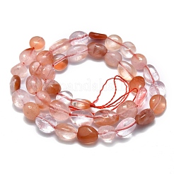 Natural Red Quartz Beads Strands&nbsp;G-O186-B-14