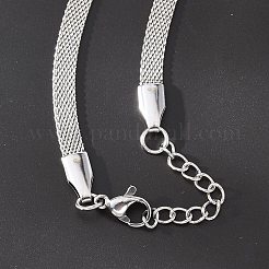 Tarnish Resistant Stainless Steel Network Chains/Mesh Bracelets Bracelets&nbsp;BJEW-I274-13S