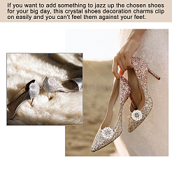 AHADEMAKER 2Pcs Detachable Flower Shoe Decoration&nbsp;AJEW-GA0004-28
