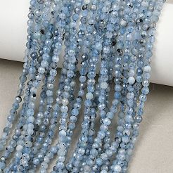 Natural Devil Blue Aquamarine Beads Strands&nbsp;GG-CBAF158-D01-06