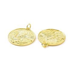 Rack Plating Brass Pendants&nbsp;KK-C008-22G