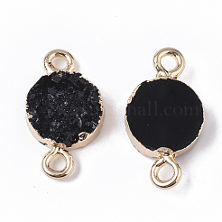 Druzy Resin Links connectors&nbsp;RESI-S383-026-A01
