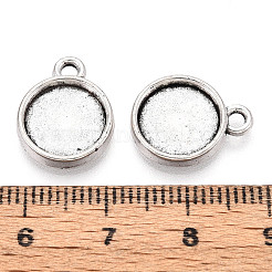 Tibetan Style Alloy Pendant Cabochon Settings&nbsp;PALLOY-N178-02AS